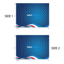 10 Foot Full Wall 600D Custom Printed Double Sided