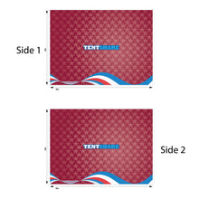 10 Foot Full Wall PVC Custom Printed Double Sided
