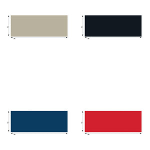 10 Foot Half Wall 500D Solid Colour