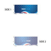 10 Foot Half Wall 600D Custom Printed Single Sided