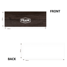 10 Foot Half Wall PVC Custom Printed Single Sided