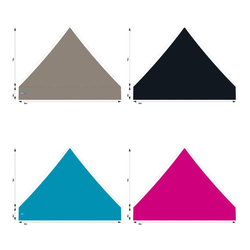 10x10 Foot Topper PVC Solid Colour