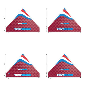 10x10 Popup Tent Topper Custom Printed PVC