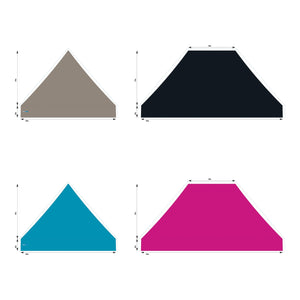 10x15 Foot Topper PVC Solid Colour