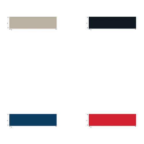 15 Foot Half Wall 500D Solid Colour