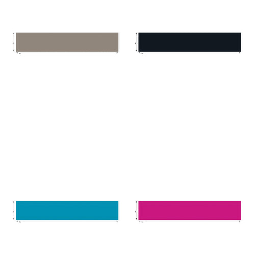 20 Foot Half Wall PVC Solid Colour