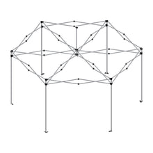 20x20 Hexagon Popup Tent Frame HD Tough