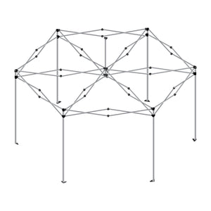 20x20 Hexagon Popup Tent Frame HD Tough