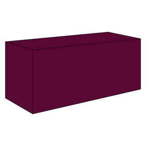 6 Foot Fitted Table Cover Solid Color 500D