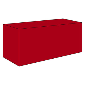 6 Foot Fitted Table Cover Solid Color 500D