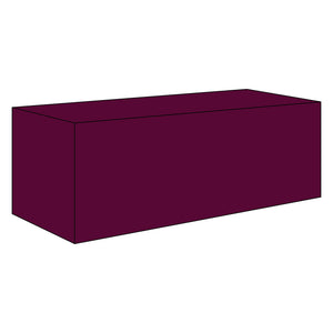 8 Foot Fitted Table Cover Solid Color 500D