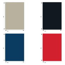 5 Foot Full Wall 500D Solid Colour