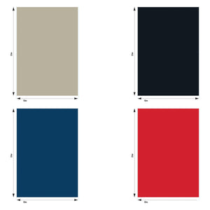 5 Foot Full Wall 500D Solid Colour