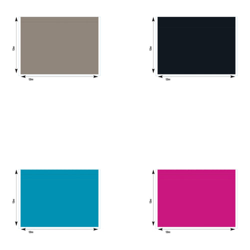 5 Foot Half Wall PVC Solid Colour