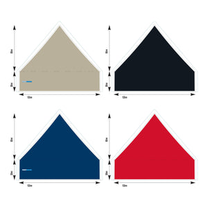 5x5 Foot Topper 500D Solid Colour
