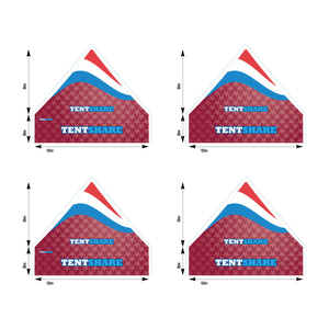 5x5 Popup Tent Topper Custom Printed PVC