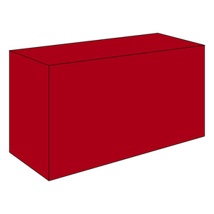 4 Foot Fitted Table Cover Solid Color 500D