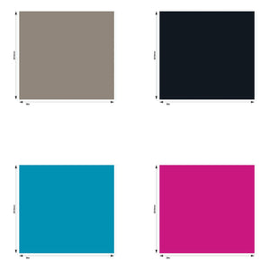 8 Foot Full Wall PVC Solid Colour