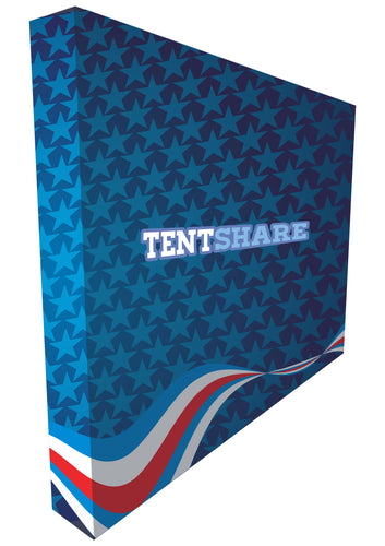 Promotional Pop Up Booth Fabric Media Wall 8x10