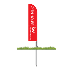 Keller Williams Open House Small Feather Flag Kit