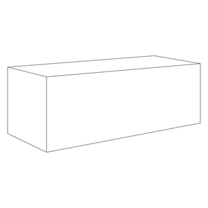 8 Foot Fitted Table Cover Solid Color PVC