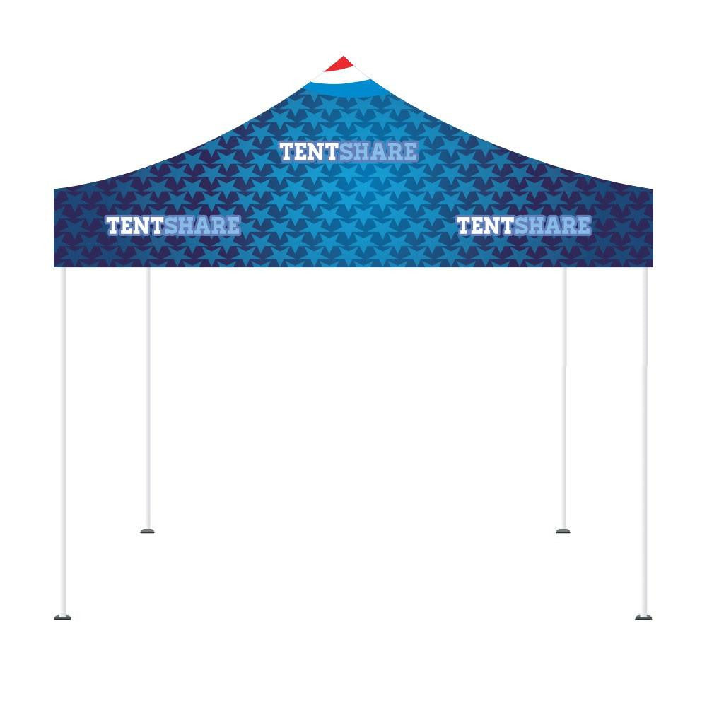 Popup Tent 10x10 Foot Custom Canopy Builder