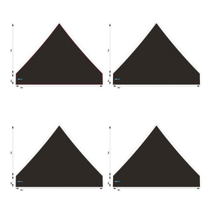 10x10 Foot Topper 500D Solid Colour