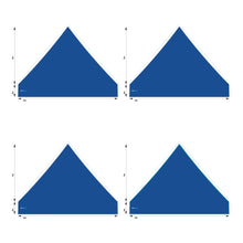 10x10 Foot Topper 500D Solid Colour