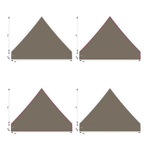 10x10 Foot Topper 500D Solid Colour