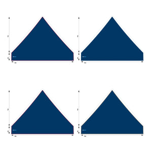 10x10 Foot Topper 500D Solid Colour