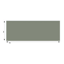 10 Foot Half Wall PVC Solid Colour