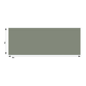 10 Foot Half Wall PVC Solid Colour