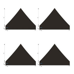 10x10 Foot Topper PVC Solid Colour