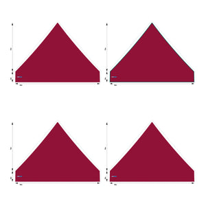 10x10 Foot Topper PVC Solid Colour