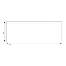 10 Foot Half Wall PVC Solid Colour
