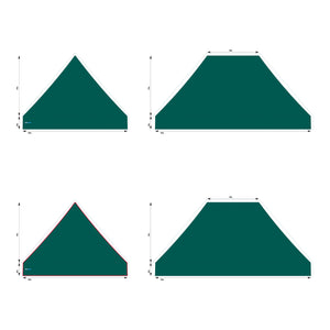 10x15 Foot Topper 500D Solid Colour
