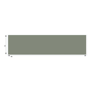 15 Foot Half Wall PVC Solid Colour