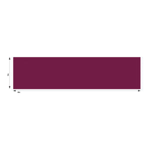 15 Foot Half Wall PVC Solid Colour
