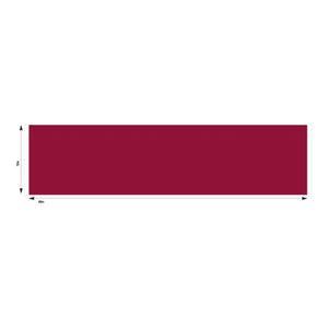 15 Foot Half Wall PVC Solid Colour