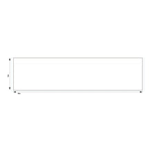 15 Foot Half Wall PVC Solid Colour
