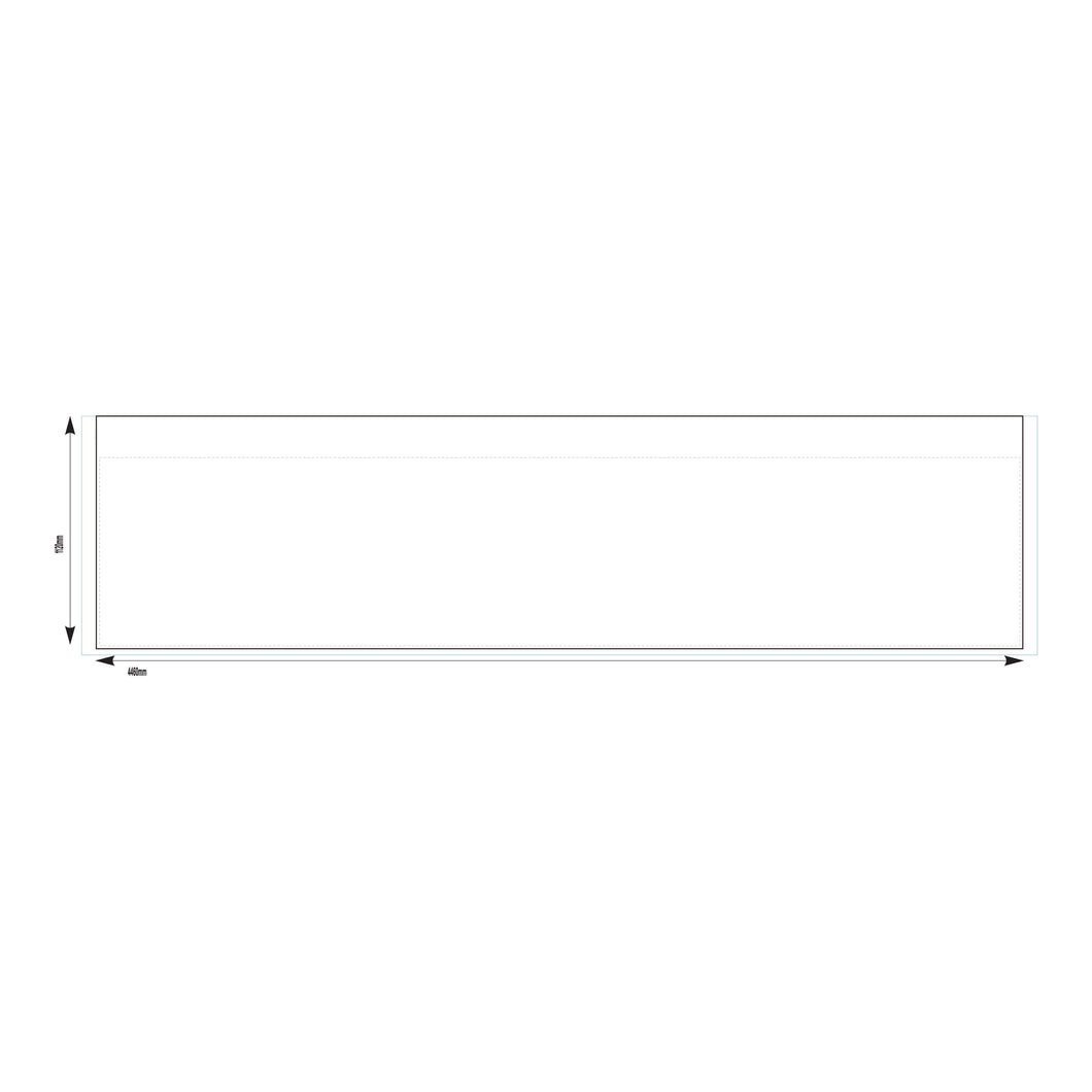 15 Foot Half Wall PVC Solid Colour