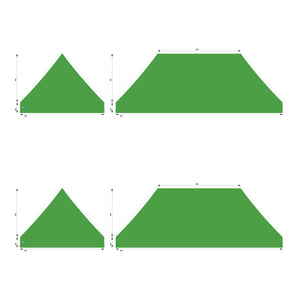10x20 Foot Topper 500D Solid Colour