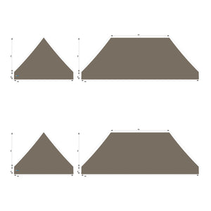 10x20 Foot Topper 500D Solid Colour