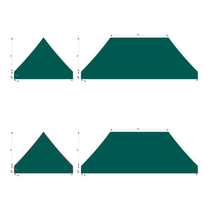 10x20 Foot Topper 500D Solid Colour