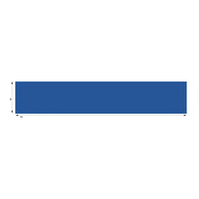 20 Foot Half Wall PVC Solid Colour