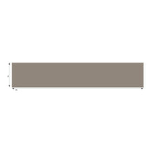 20 Foot Half Wall PVC Solid Colour