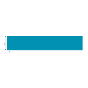 20 Foot Half Wall PVC Solid Colour