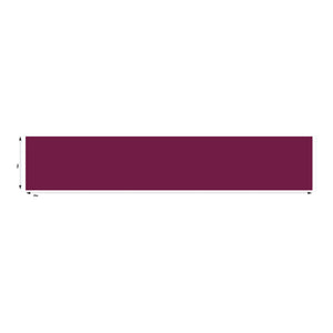 20 Foot Half Wall PVC Solid Colour