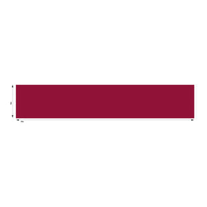 20 Foot Half Wall PVC Solid Colour