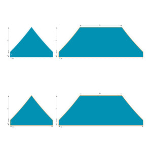 10x20 Foot Topper PVC Solid Colour